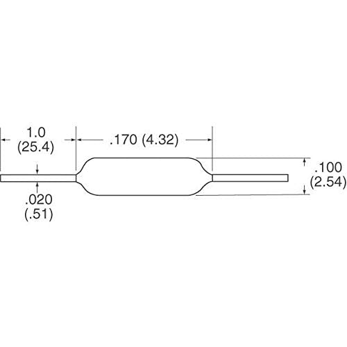 Aximax 400 Series Bulk Ceramic Capacitor - 0.1uF, 50VDC
