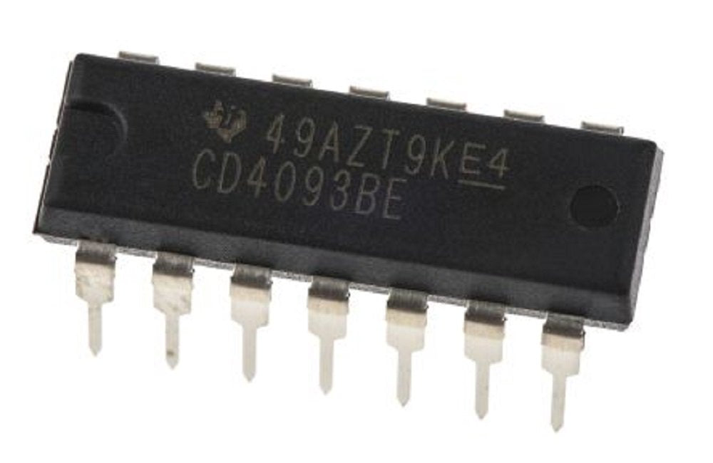 CD4093BE IC GATE NAND 4CH 2-INP 14DIP