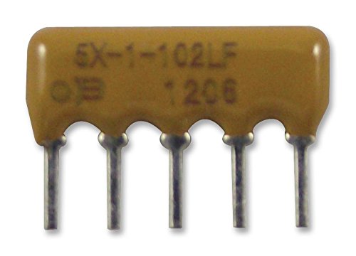 Resistor Network - 1k? - Tolerance ?2% - Power 0.2W - 4 Resistors - Through Hole Mounting