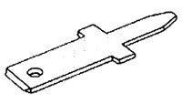 CONN QC TAB 0.110 SOLDER