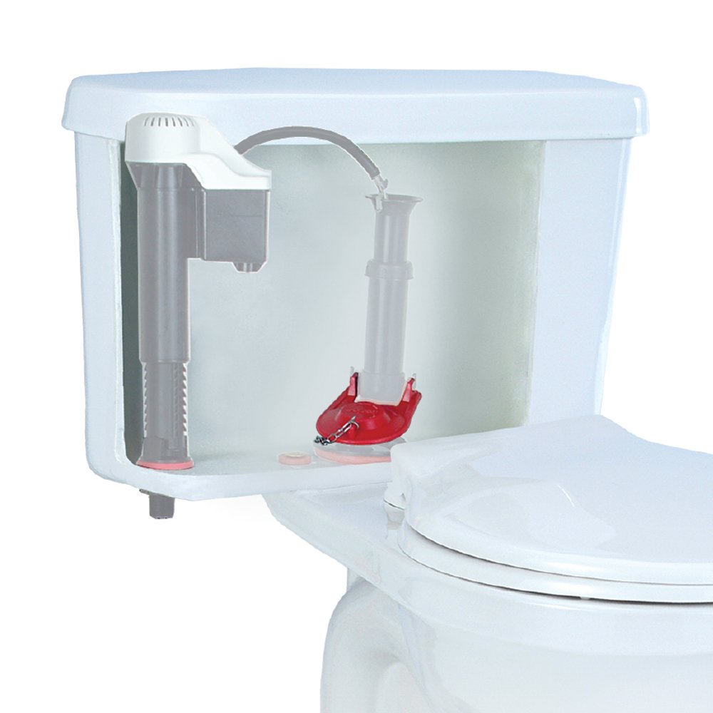 Premium Universal Flapper for Most Toilets - Red