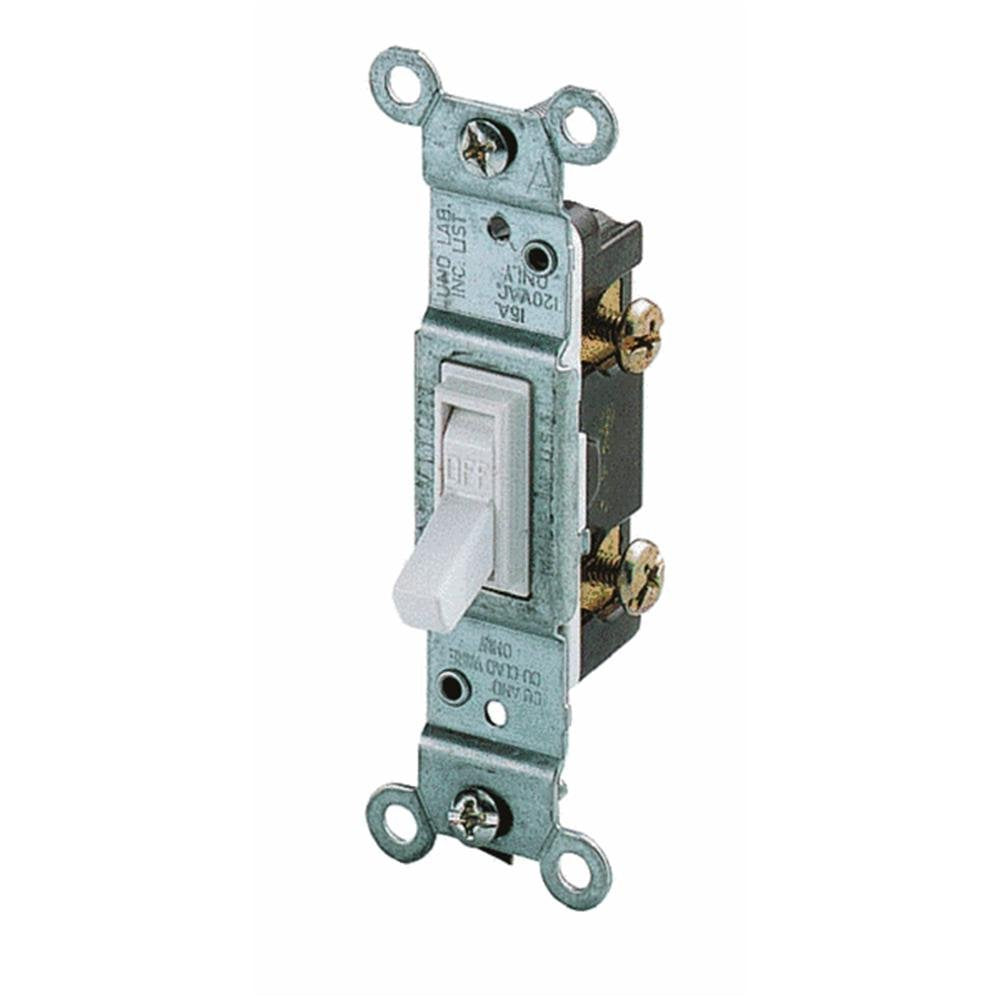 Toggle Switch - 15A, 120V AC, Single-Pole AC Quiet Switch
