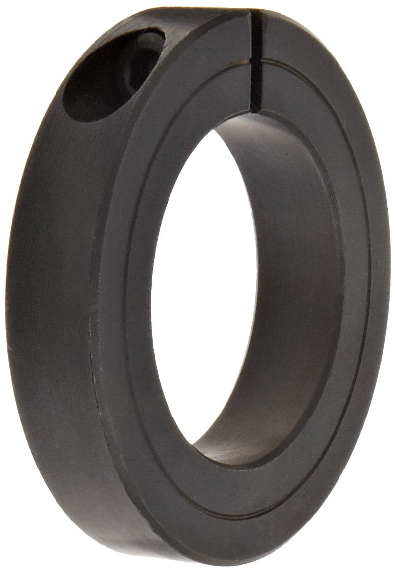 Steel One-Piece Clamp with Black Oxide Finish - 5/16" Bore Size, 13/16" OD