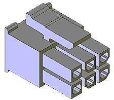Micro-Fit 3.0 2-Position Black Wire Receptacle Housing