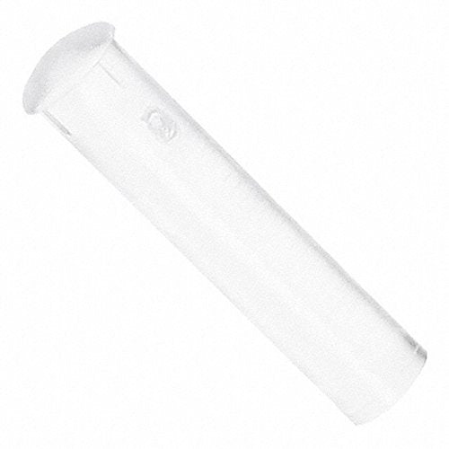 Clear LED Light Pipe - Single Color - Round Shape - Panel Mount - Press Fit