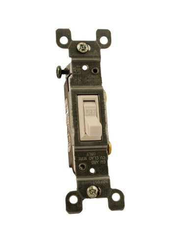 Toggle Switch - 15A, 120V AC, Single-Pole AC Quiet Switch