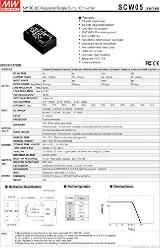 Isolated Module - 36V to 72V Input, 5V Output, 1A Max - Power Supplies