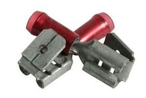 0.250" Quick Connect Female and Male Crimp Connector 16-22 AWG