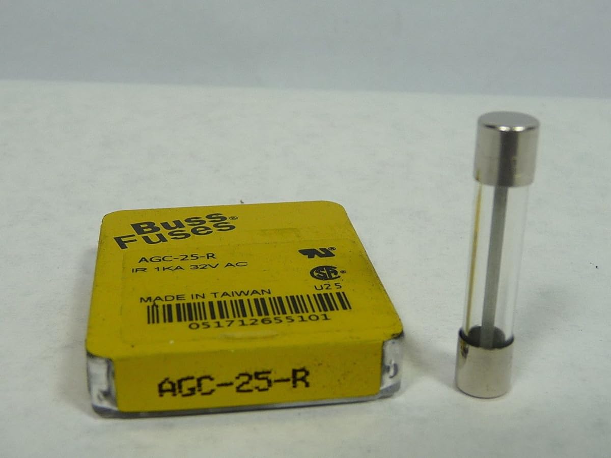 Fast-Acting Glass Tube Fuse 25A 32V - RoHS Compliant