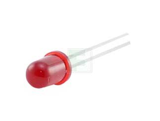 LED RED DIFFUSED T-1 3/4 T/H