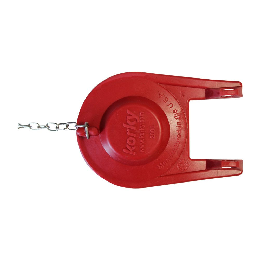 Premium Universal Flapper for Most Toilets - Red