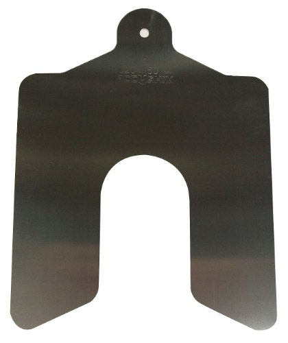 Stainless Steel Slotted Shim with Tab 4"x4" 0.125"
