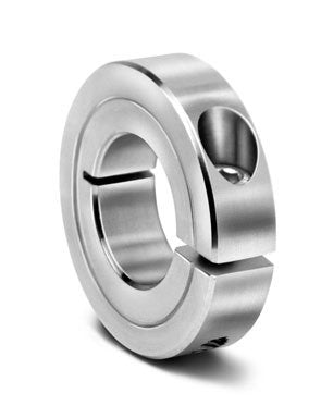 Steel One-Piece Clamp with Black Oxide Finish - 5/16" Bore Size, 13/16" OD