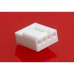 Ivory and Natural Receptacle Housing - 4 Positions - Crimp Termination