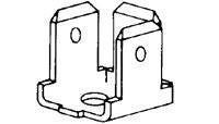 0.250” Male Quick Connect Terminal - Through Hole Mounting
