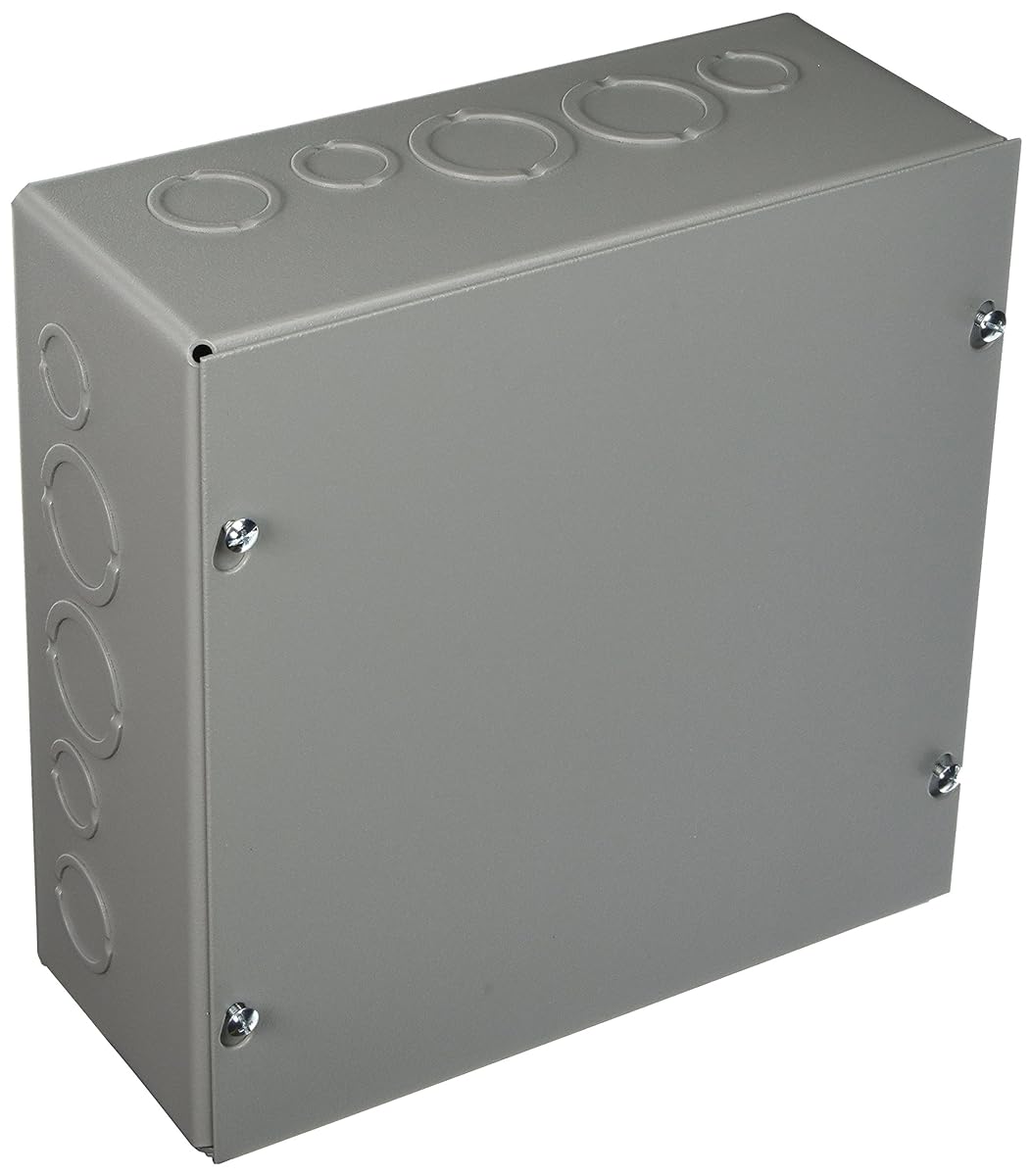 Carbon Steel NEMA 1 Screw Cover Wall-Mount Enclosure