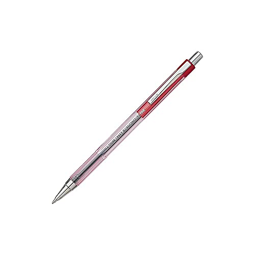 Red Retractable Ballpoint Pen - Fine Point, 0.7mm