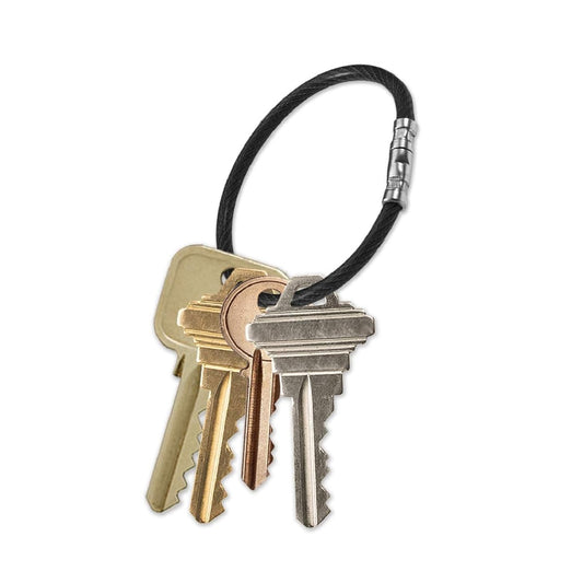 Nylon-Coated Twist Lock Key Ring