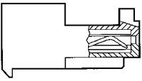 MTA-100 Series Female Socket Connector - 6 Position, 2.54mm Pitch