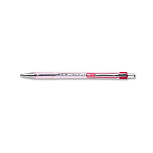 Red Retractable Ballpoint Pen - Fine Point, 0.7mm