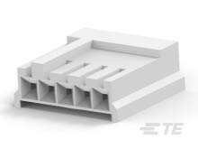 5-Position Wire-to-Board Receptacle Connector with Crimp Termination