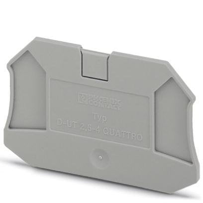 Connector End Plate - Gray