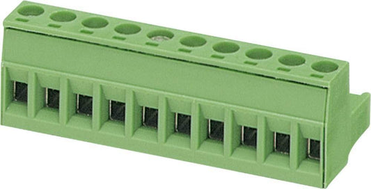 Green Screw Connection Plug - 12A, 320V, 7 Positions