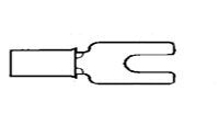 CONN SPADE TERM 16-22AWG #6 RED