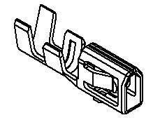 Crimp or Compression Female Connector for 32-28 AWG Wire