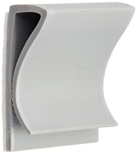 Cable Clip Flat-Ribbon Gray PVC 1x1in