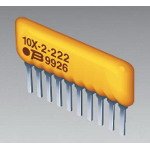 4.7k? Resistor Network - 8 Resistors, THT, ?2% Tolerance, 0.2W Power