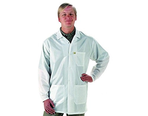 White EconoShield Lab Coat - Women