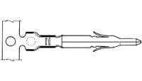 Stamped Pin Contact for Wire-to-Wire Applications