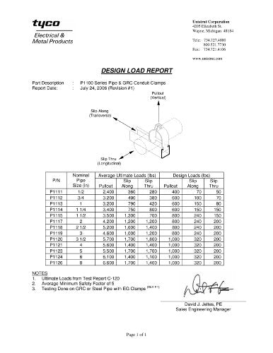 Conduit Clamp - 4" Trade Size - Electro-galvanized