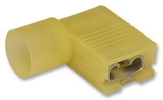 Yellow Insulated Flag Quick Disconnect Terminal - 10-12 AWG