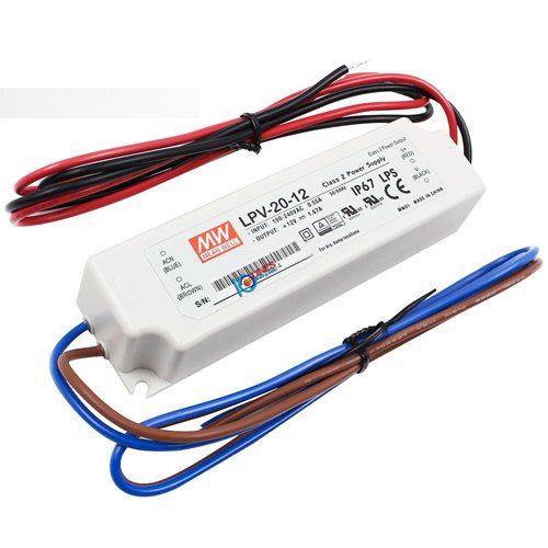 LED Power Supply 20W 12V DC IP67