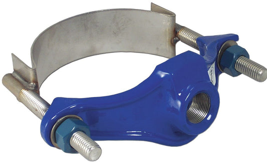 Ductile Iron Saddle Clamp for 12-Inch Pipes