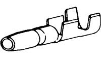 Terminal Connector Male, Pin (Plug)