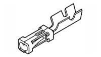 Contact Socket for Wire & Cable - Gold Crimp, 20-26AWG