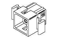 15mm Male Wire-to-Wire Plug Connector - 9 Contacts - Straight Orientation