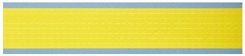 Die-Cut Inspection Arrow Label - Yellow Vinyl Cloth - 3/8 inch Width - 280 Labels