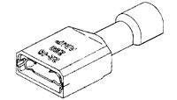 0.250 Quick Connect Female Crimp Connector Fully Insulated Terminal