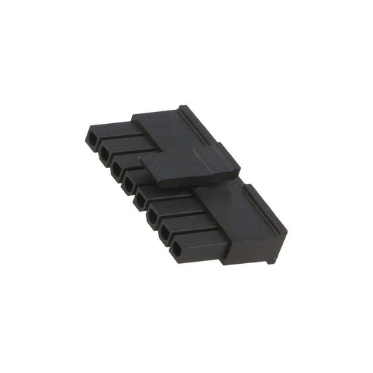 Micro-Fit 3.0 Wire-to-Wire Socket Housing - Black Polyester - 8 Positions