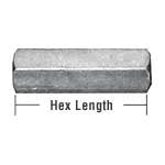 Hex Standoff #4-40 Aluminum 3/4" Threaded Female-Female