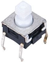 Microswitch TACT SPST-NO 2 Positions 0.05A / 24V DC THT Non-Illuminated IP67 12x12mm