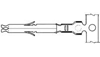 Socket Contact 22-26AWG Tin Crimp