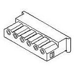 Mini-SPOX™ 3-Position Receptacle Housing, Polyamide, Crimp Termination, Bulk Packaging