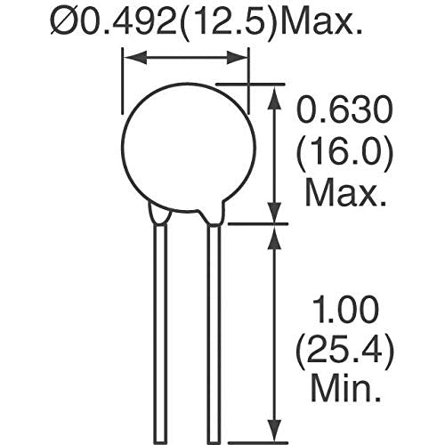 LA Series Varistor - 340V Clamping Voltage, 20J Energy Rating