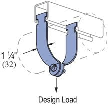 Conduit Clamp - 4" Trade Size - Electro-galvanized