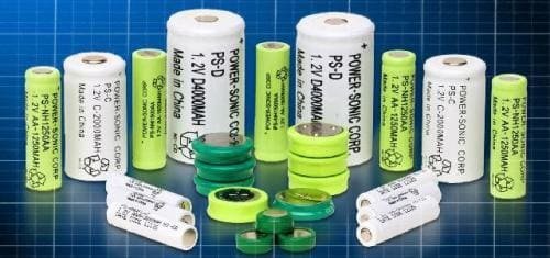 Standard Cell Nickel Cadmium Battery - 0.27 Ah - 1.2 VDC - Rechargeable